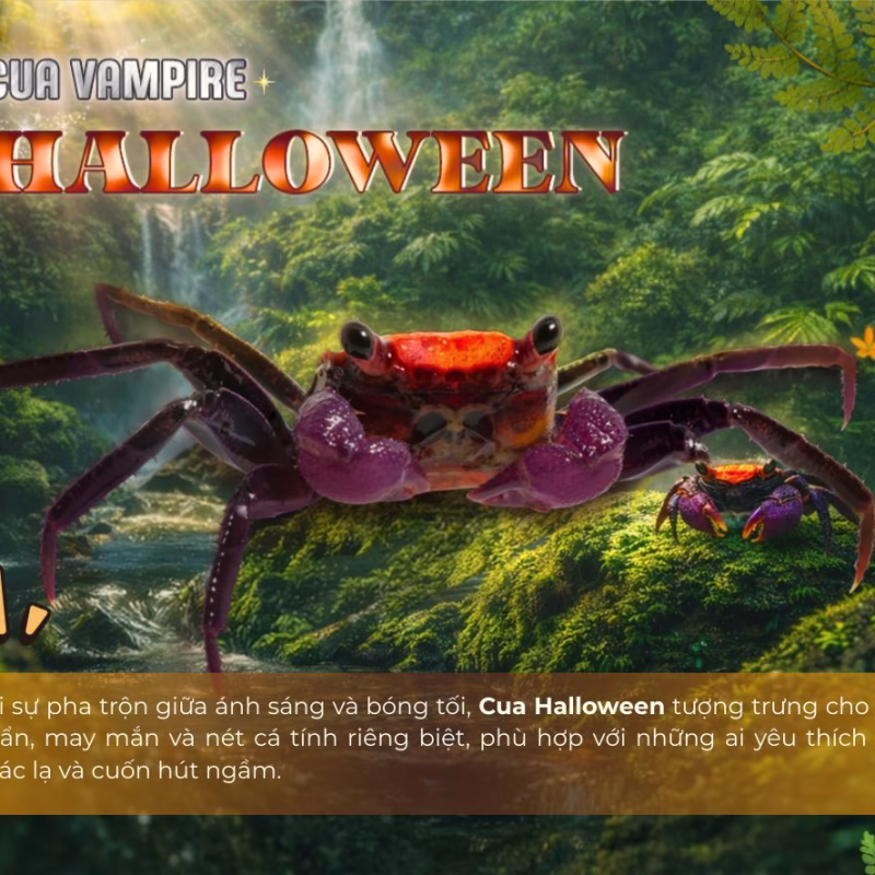 Cua Vampire Halloween - Cua Ma Cà Rồng