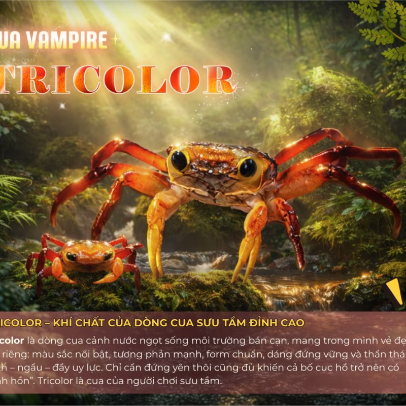 CUA VAMPIRE - Tricolor - Cua ma cà rồng