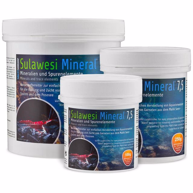 Muối Sula 7.5 - Chuyên dụng cho Tép Sulawesi